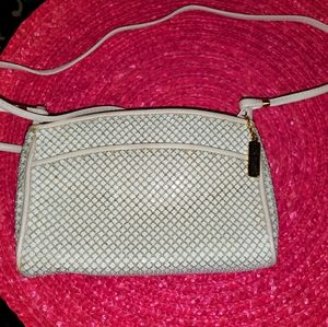 RARE Vintage Whiting & Davis White Mesh Purse